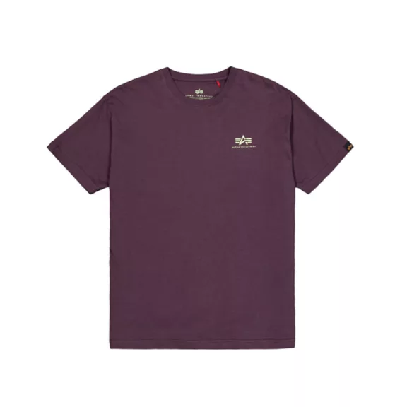 Backprint T - plum