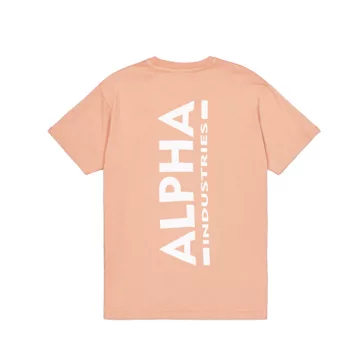 Backprint T - dusty coral