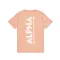 Backprint T - dusty coral