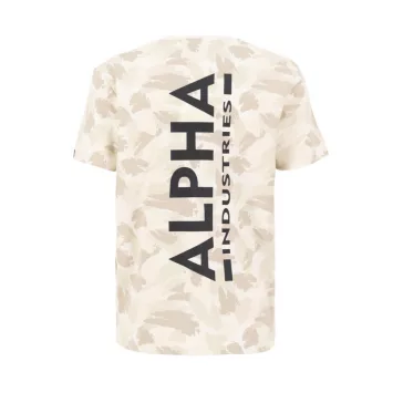 Backprint T Camo - sand camo