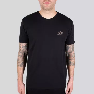 Backprint T Camo Print - black/woodland