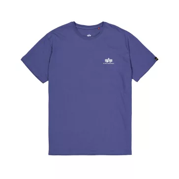 Backprint Camo Print T-Shirt - night purple