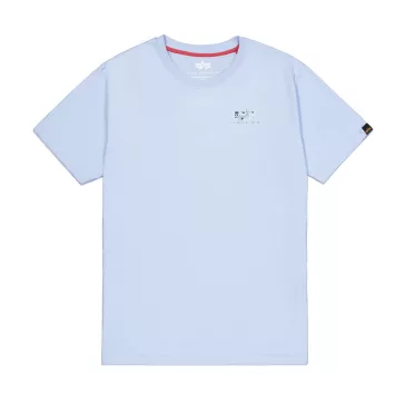 Backprint Mirror Camo T-Shirt - artic blue