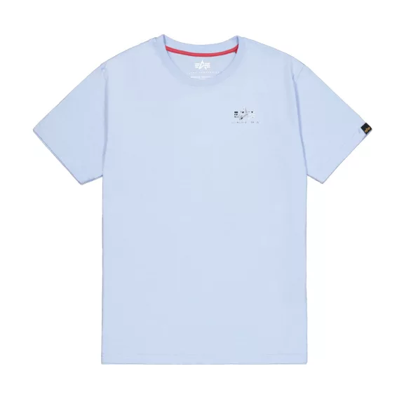 Backprint Mirror Camo T-Shirt - artic blue