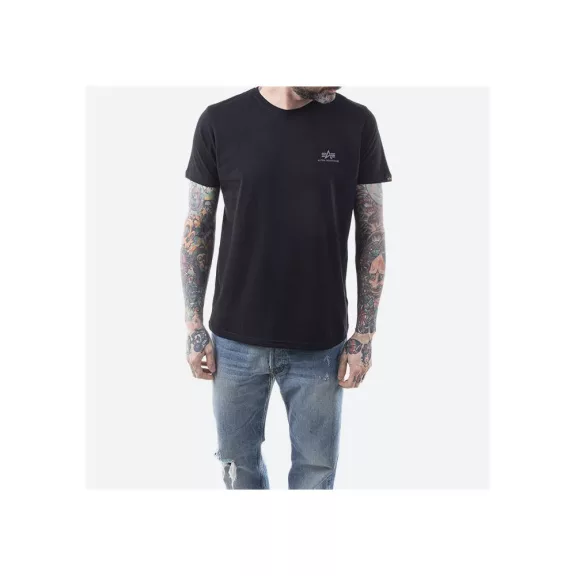 Backprint T Reflective Print - black/reflective