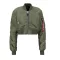 MA-1 Boxy Woman - sage green