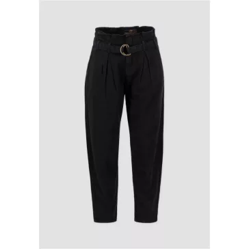 Paperbag Pant Woman - black