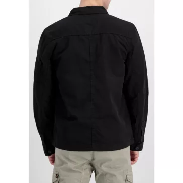 Ripstop Cargo Overshirt - black
