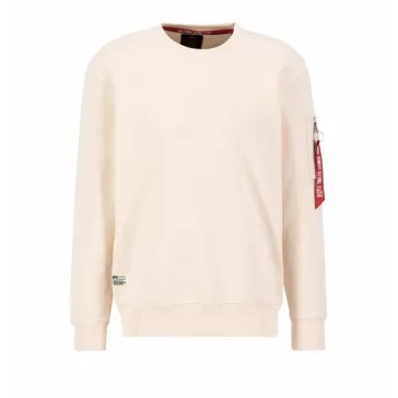 USN Blood Chit Sweater - jet stream white