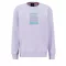 Rainbow Reflective Label Sweater - pale violet