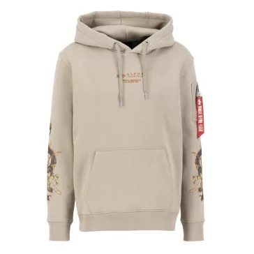 Dragon EMB Hoody - vintage sand