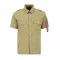 Basic Shirt Slim S - sage green