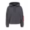 X-Fit Label OS Hoody Woman - vintage grey