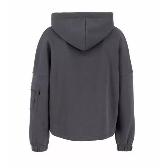 X-Fit Label OS Hoody Woman - vintage grey