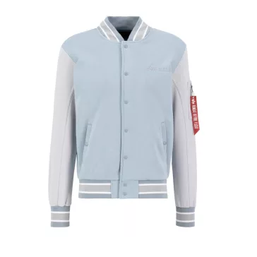 Varsity Sweat Jacket ML - greyblue