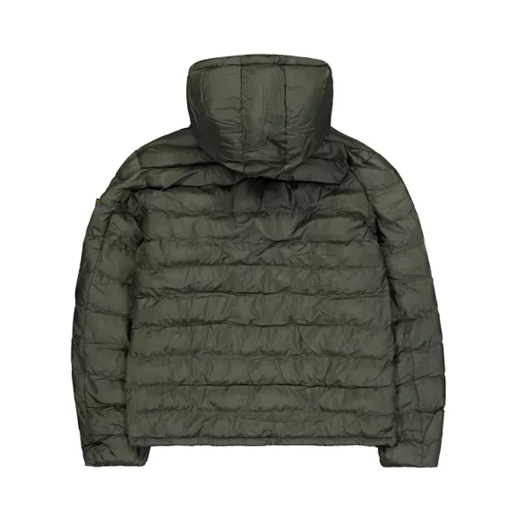 Puffer Anorak - dark olive