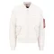 MA-1 Puffer Bomber - jet stream white
