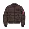 MA-1 Puffer Bomber Camo - dark olive camo
