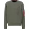 Embroidery Sweater - dark olive