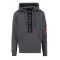 Front Print Hoody - vintage grey
