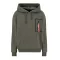 Taped Pocket Hoody - dark olive