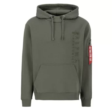 EMB Hoody - dark olive