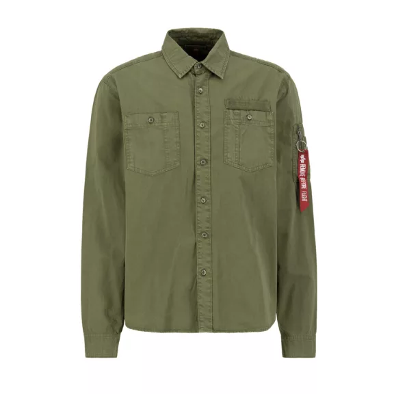 Air Force EMB Shirt - dark olive