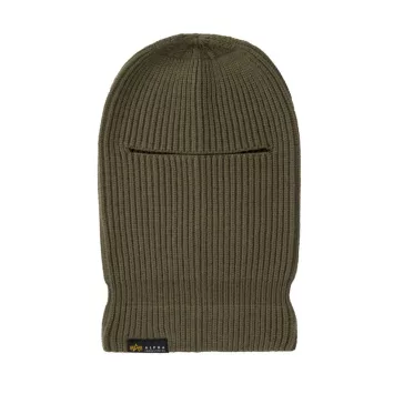 Label Balaclava - dark olive