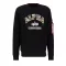 College Camo Sweater - black