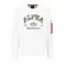 College Camo Sweater - white