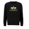 Basic Sweater Carbon - black/gold