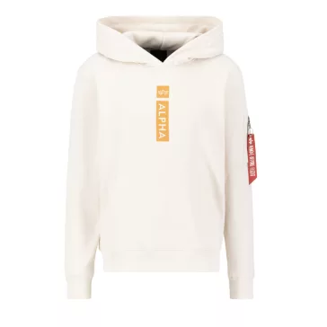 Alpha PP Hoody - jet sream white