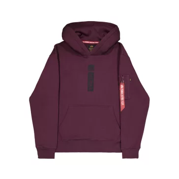 Alpha PP Hoodie - dark cherry