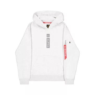 Alpha PP Hoodie - pastel grey melange