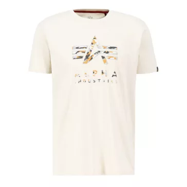 Camo PP T - jet stream white