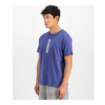 Alpha Puff Print T-Shirt - night purple