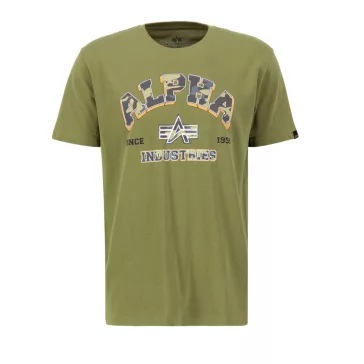 College Camo T - moss green