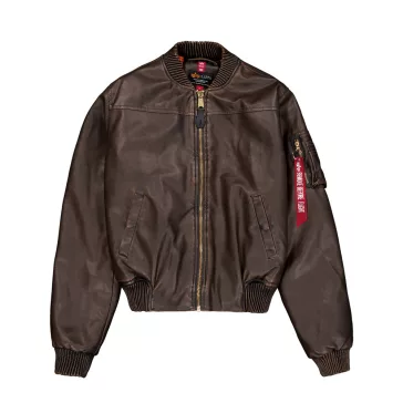 MA-1 FL Vintage Wmn - vintage brown
