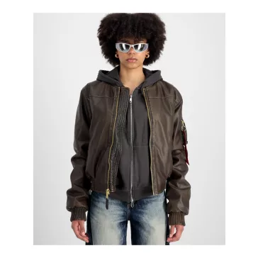 MA-1 FL Vintage Wmn - vintage brown