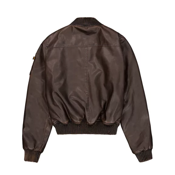 MA-1 FL Vintage Wmn - vintage brown