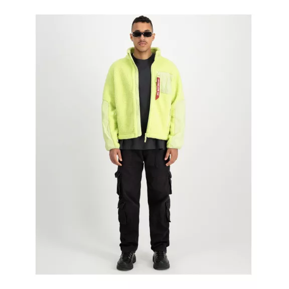 Sherpa Zip-Jacket - arctic lime