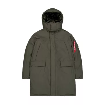 Puffer Parka - dark olive