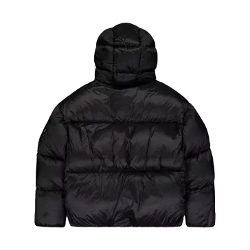 Cloud Puffer Bomber Winter Jacket - black