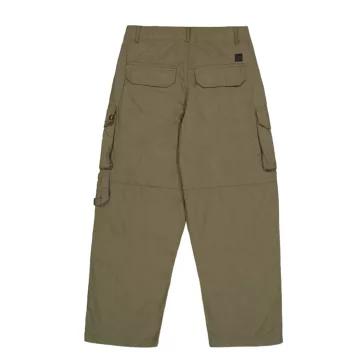 Ripstop Patchwork Pant - dark olive