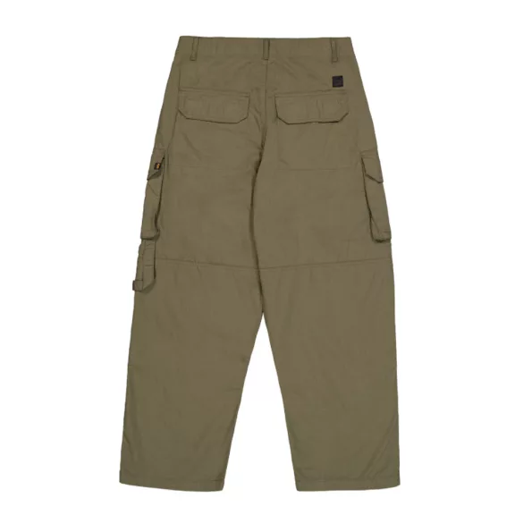 Ripstop Patchwork Pant - dark olive