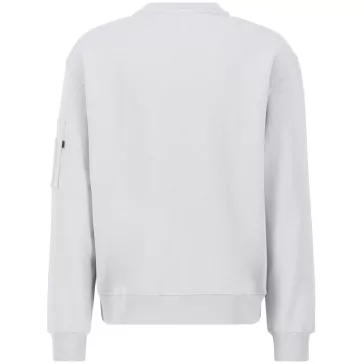 Alpha Logo Edge Crewneck - pastel grey