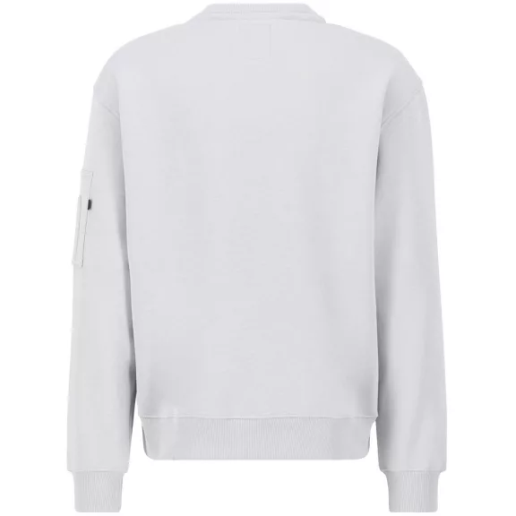 Alpha Logo Edge Crewneck - pastel grey