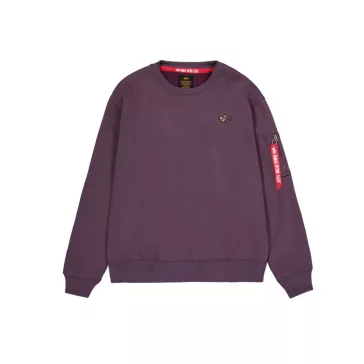 3D Small Logo Sweater - plum