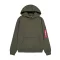 3D Small Logo Hoodie - dark olive