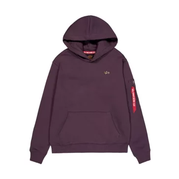 3D Small Logo Hoodie - plum